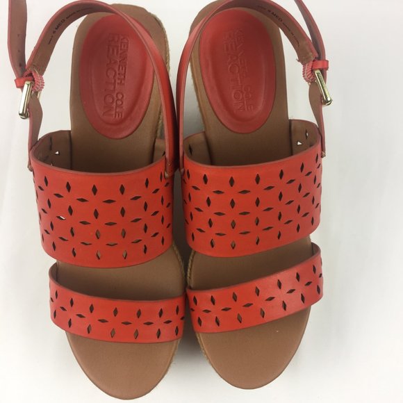 KENNETH COLE REACTION Size 6 Platform Espadrilles - Picture 3 of 8